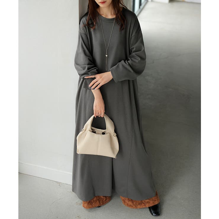 アースグレー | ワンピース ワンピ ロング | HUG.U