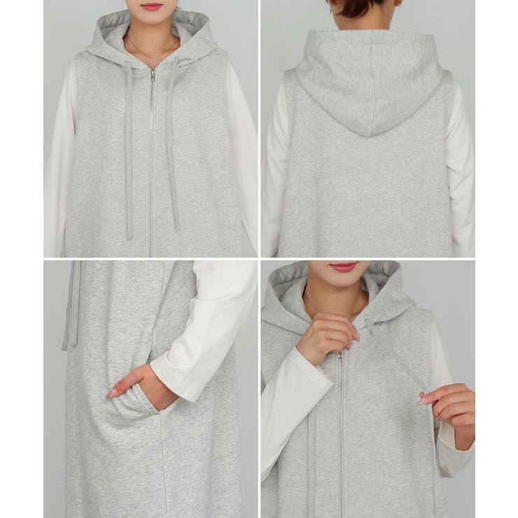 ベスト ロング スウェット | HUG.U | 詳細画像22 