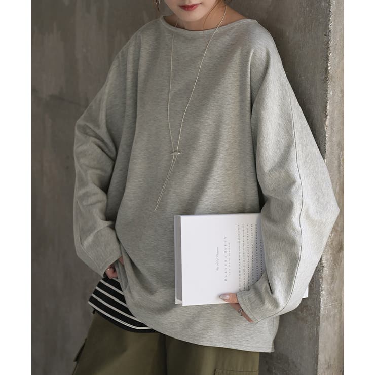 メランジグレー | トップス ドルマン レディース | HUG.U