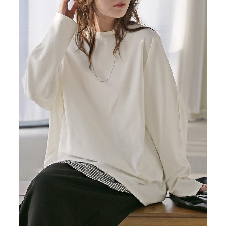 ホワイト | トップス ドルマン レディース | HUG.U