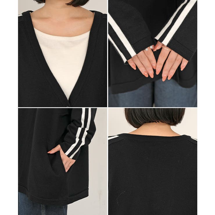 カーディガン ニット ライン | HUG.U | 詳細画像22 