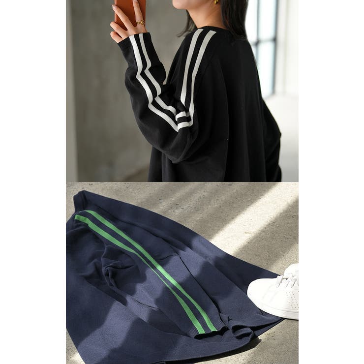 カーディガン ニット ライン | HUG.U | 詳細画像4 