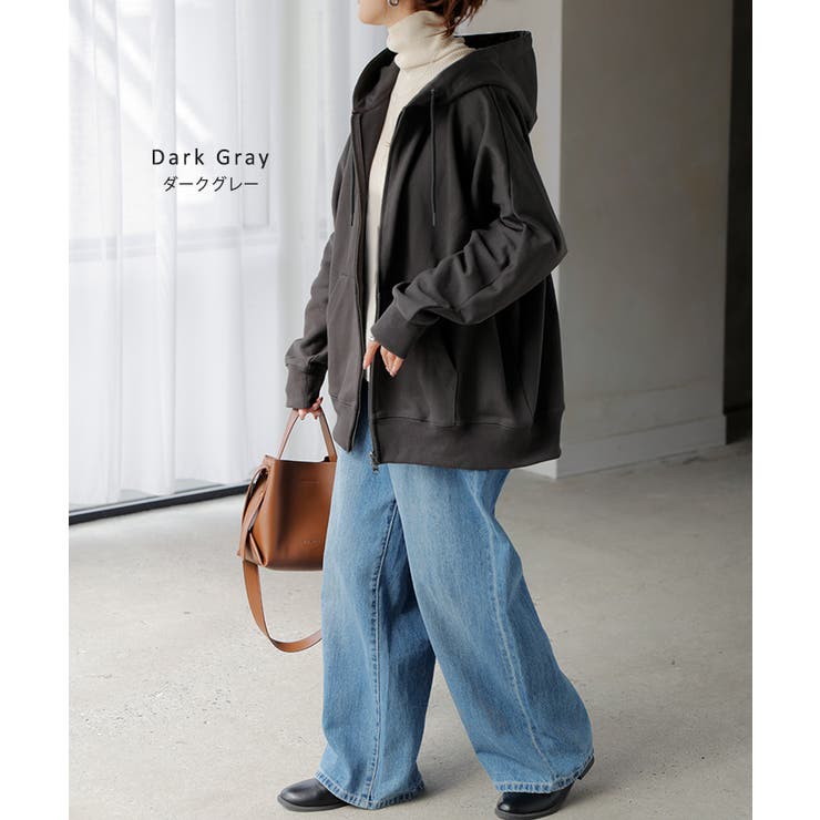 パーカー ドルマン ダブルジップ | HUG.U | 詳細画像12 