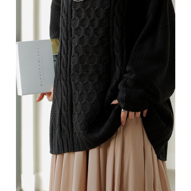 ニット タートルネック ケーブル | HUG.U | 詳細画像5 