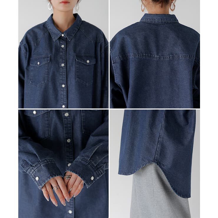 シャツ デニム トップス | HUG.U | 詳細画像22 