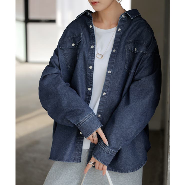 インディゴ | シャツ デニム トップス | HUG.U