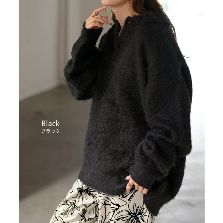 ニット シャギーニット レディース | HUG.U | 詳細画像15 