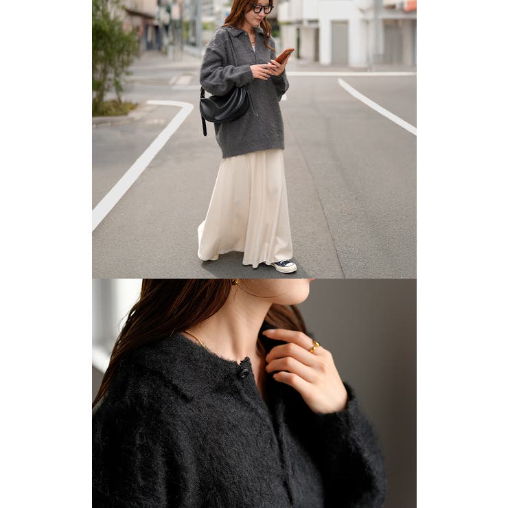 ニット シャギーニット レディース | HUG.U | 詳細画像9 