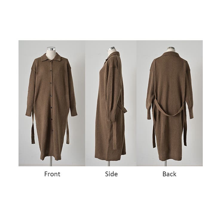 カーディガン ロング カシミヤタッチ | HUG.U | 詳細画像21 