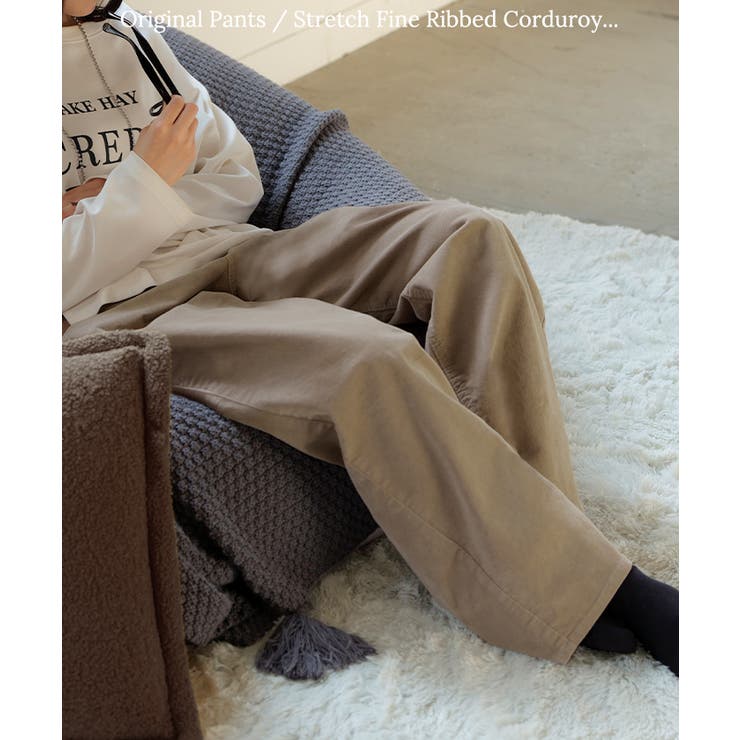 パンツ コーデュロイ ワイド | HUG.U | 詳細画像19 