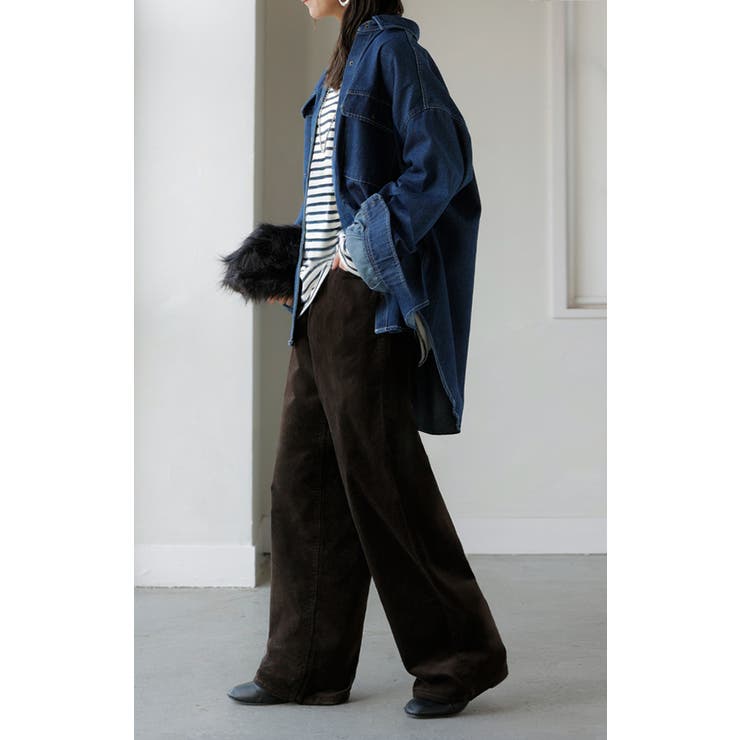 パンツ コーデュロイ ワイド | HUG.U | 詳細画像3 