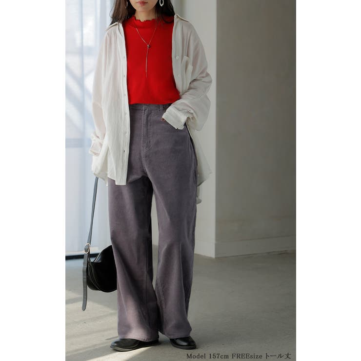 パンツ コーデュロイ ワイド | HUG.U | 詳細画像6 