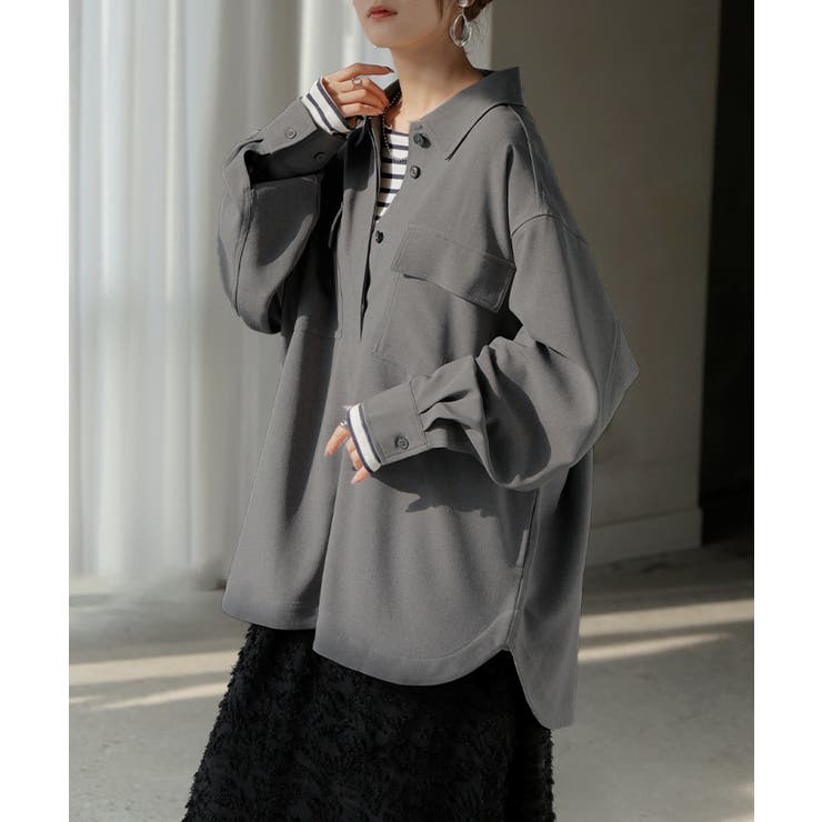 グレー | シャツ ジャケット イージーケア | HUG.U