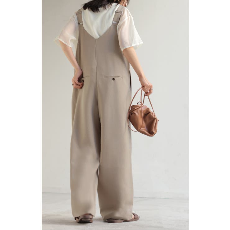 サロペット ウールライク イージーケア | HUG.U | 詳細画像18 