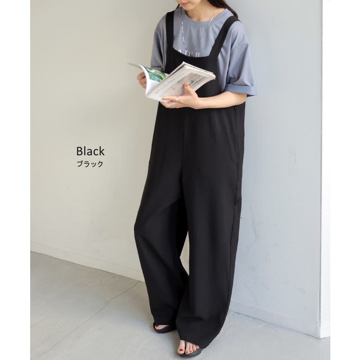 サロペット ウールライク イージーケア | HUG.U | 詳細画像19 