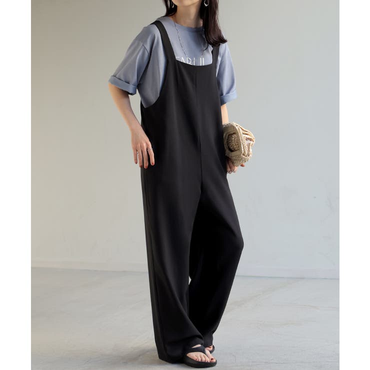 サロペット ウールライク イージーケア | HUG.U | 詳細画像5 