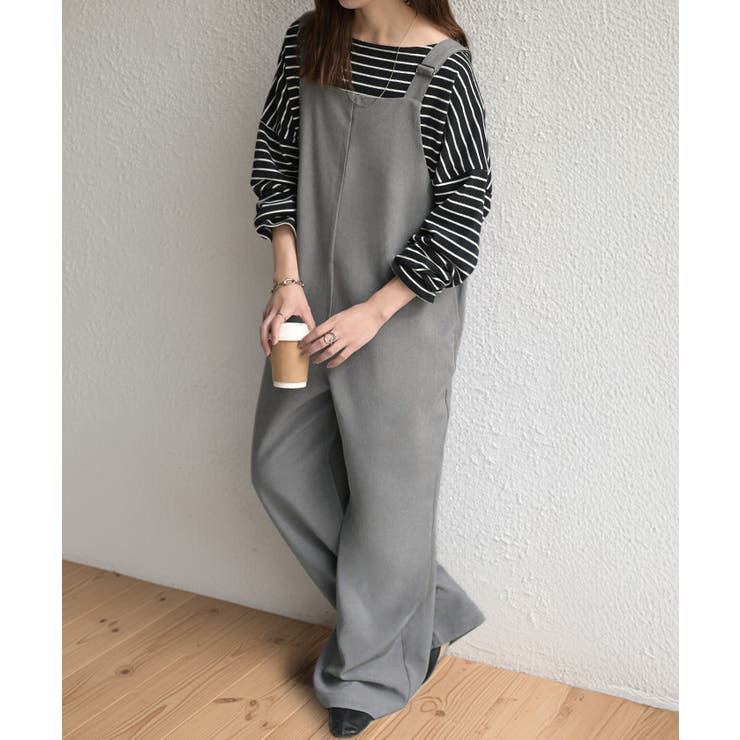 グレー | サロペット ウールライク イージーケア | HUG.U