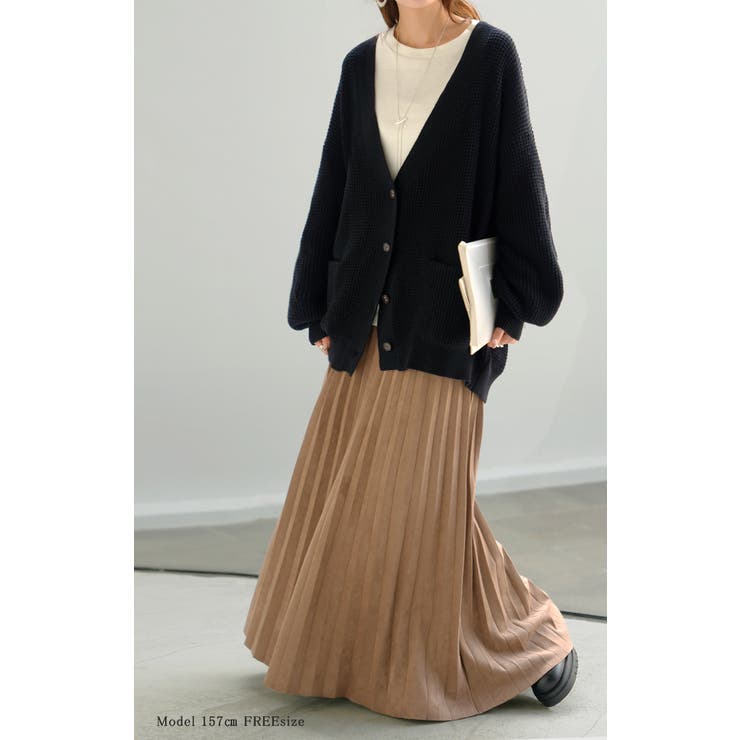 カーディガン ワッフル 綿100 | HUG.U | 詳細画像6 