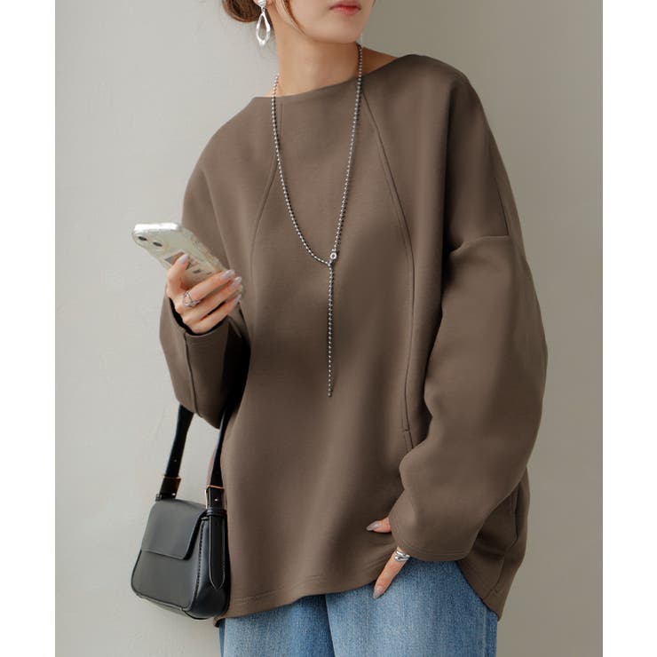 ブラウン | トップス プルオーバー ダンボール | HUG.U