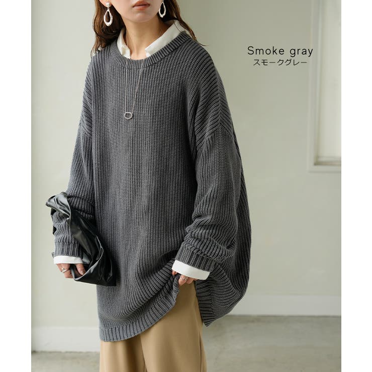 ニット 片畦編み 綿100 | HUG.U | 詳細画像10 