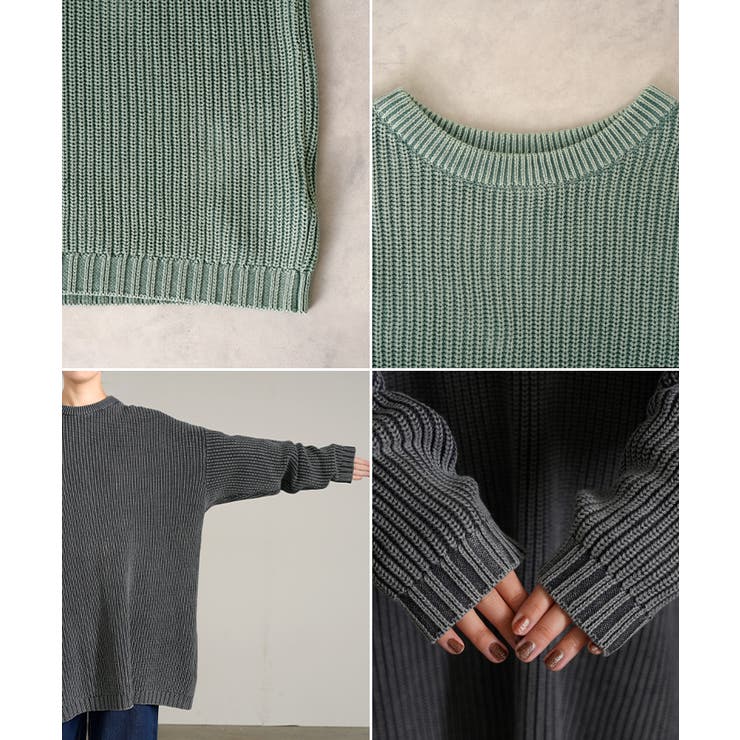 ニット 片畦編み 綿100 | HUG.U | 詳細画像23 