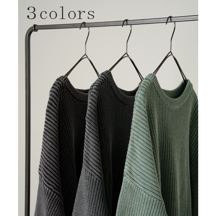 ニット 片畦編み 綿100 | HUG.U | 詳細画像9 