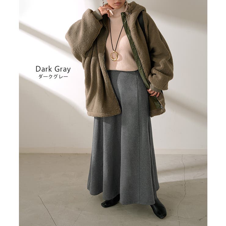 スカート ロング 特暖 | HUG.U | 詳細画像12 