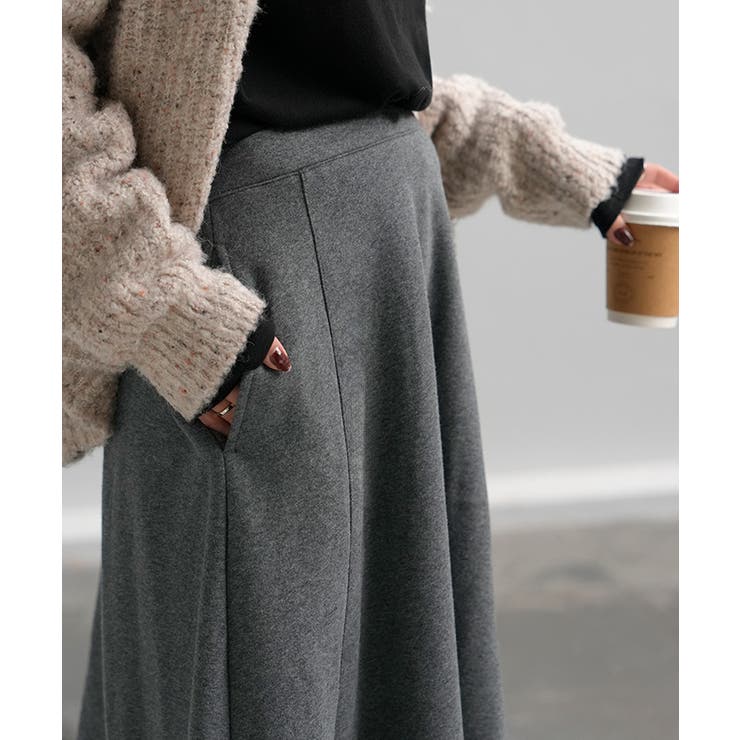 スカート ロング 特暖 | HUG.U | 詳細画像6 