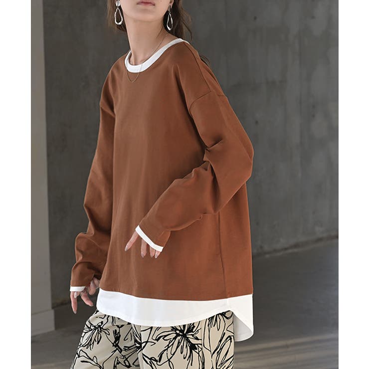 ロンT レイヤード 風 | HUG.U | 詳細画像3 