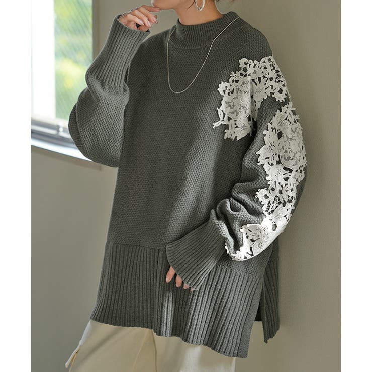 ニット レース 鹿の子 | HUG.U | 詳細画像5 