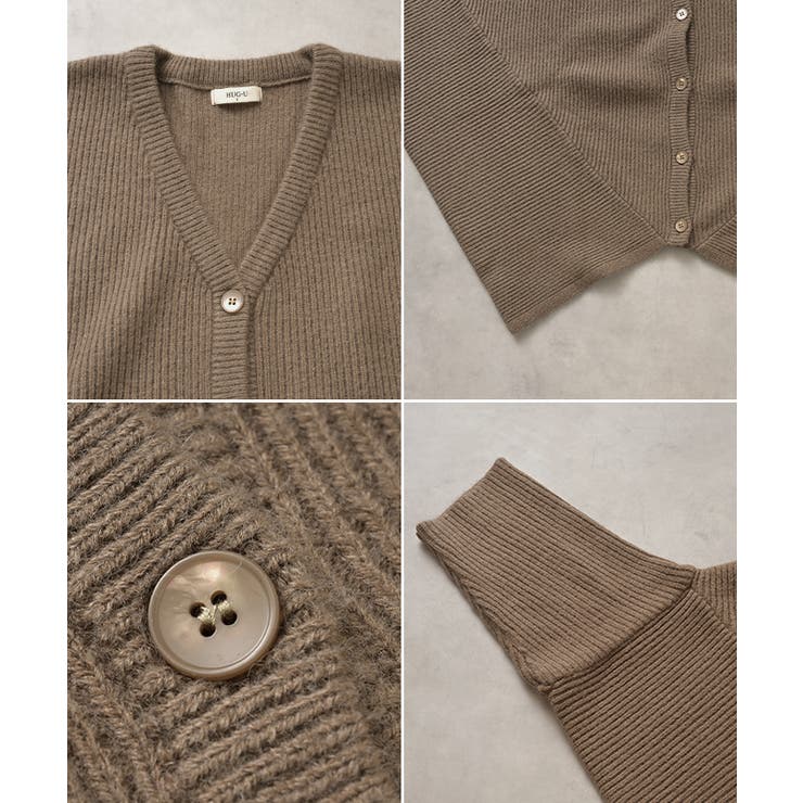 カーディガン ニット ドルマン | HUG.U | 詳細画像23 