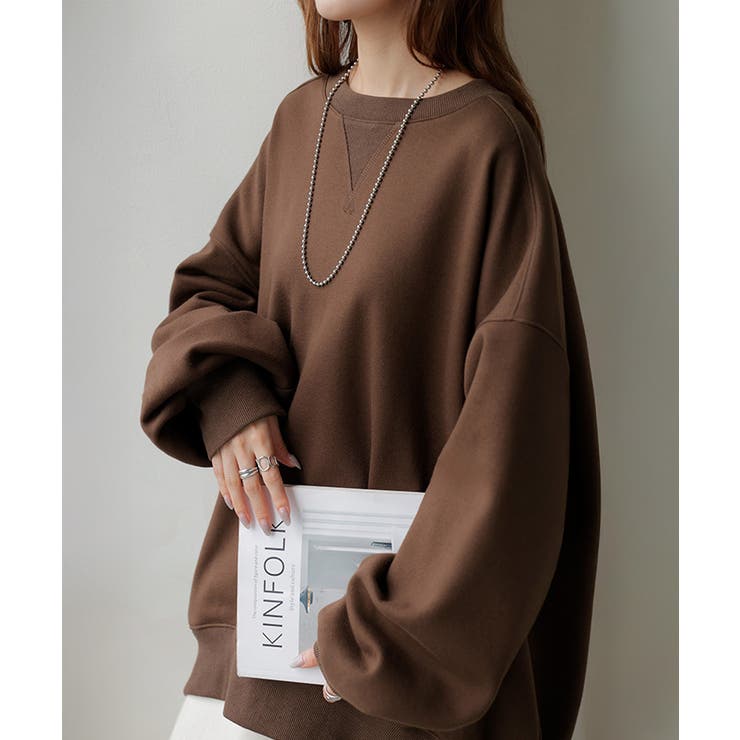 ブラウン | スウェット 特暖 裏シャギー | HUG.U