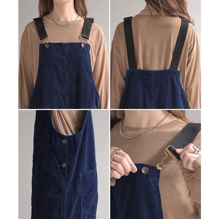 サロペット 綿100 コーデュロイ | HUG.U | 詳細画像22 