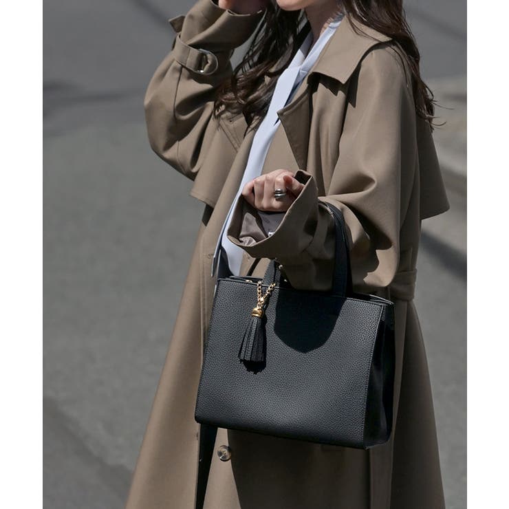 トート バッグ フェイクレザー | HUG.U | 詳細画像4 