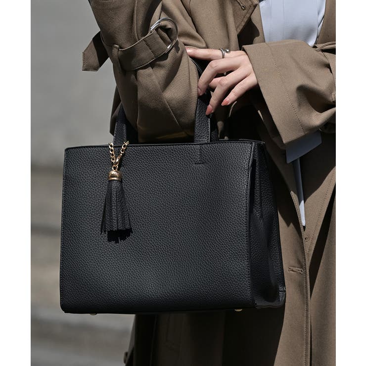 トート バッグ フェイクレザー | HUG.U | 詳細画像8 