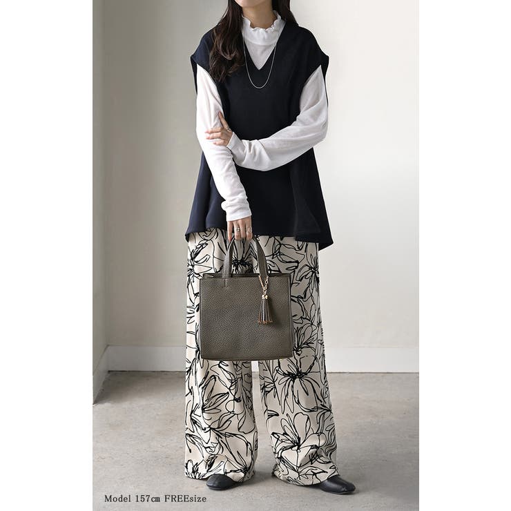 トート バッグ フェイクレザー | HUG.U | 詳細画像9 