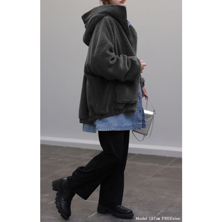 アウター ボアアウター ボアコート | HUG.U | 詳細画像4 