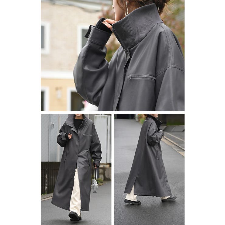 アウター コート ロング | HUG.U | 詳細画像14 