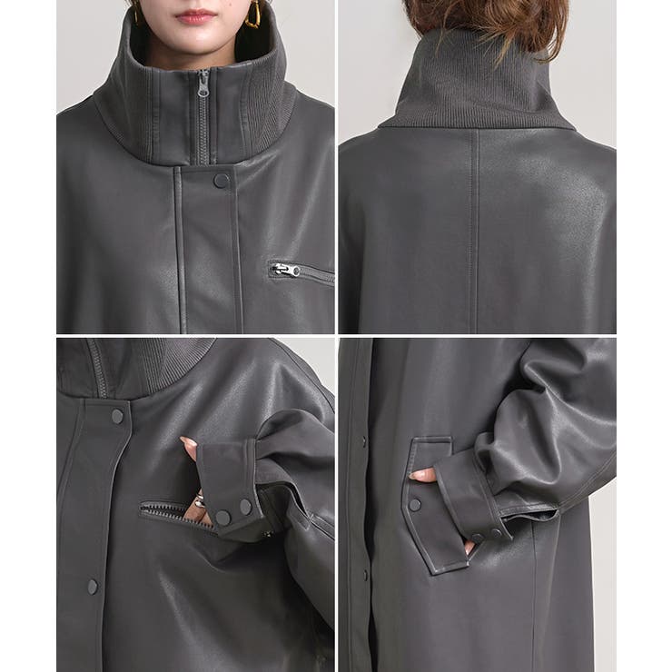 アウター コート ロング | HUG.U | 詳細画像23 