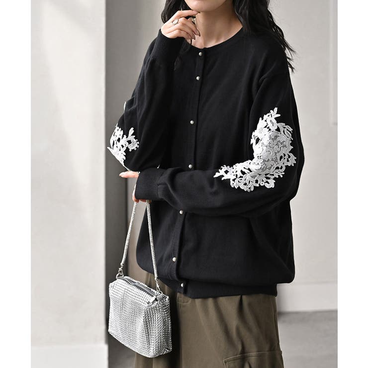 カーディガン レース 綿100 | HUG.U | 詳細画像14 