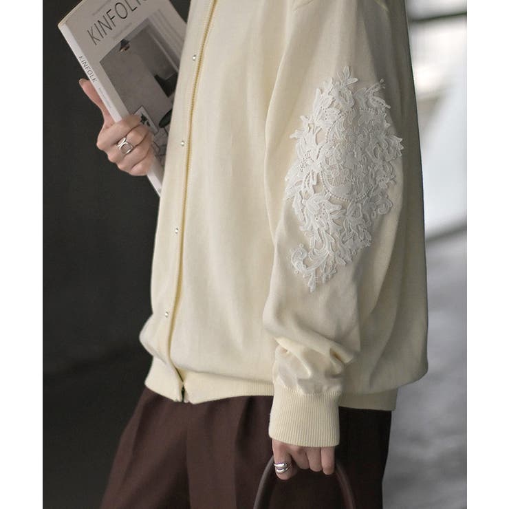 カーディガン レース 綿100 | HUG.U | 詳細画像18 