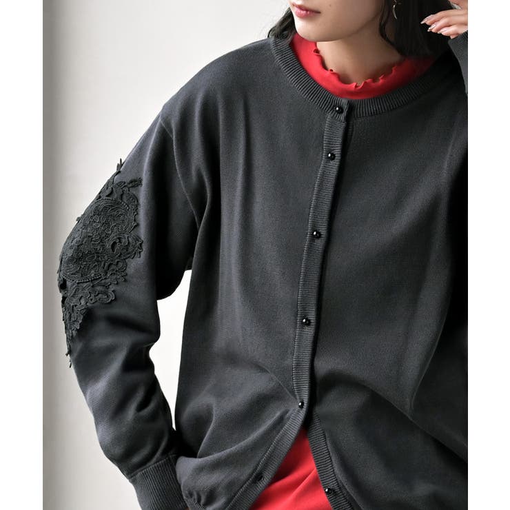 カーディガン レース 綿100 | HUG.U | 詳細画像7 