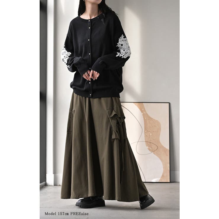 カーディガン レース 綿100 | HUG.U | 詳細画像9 