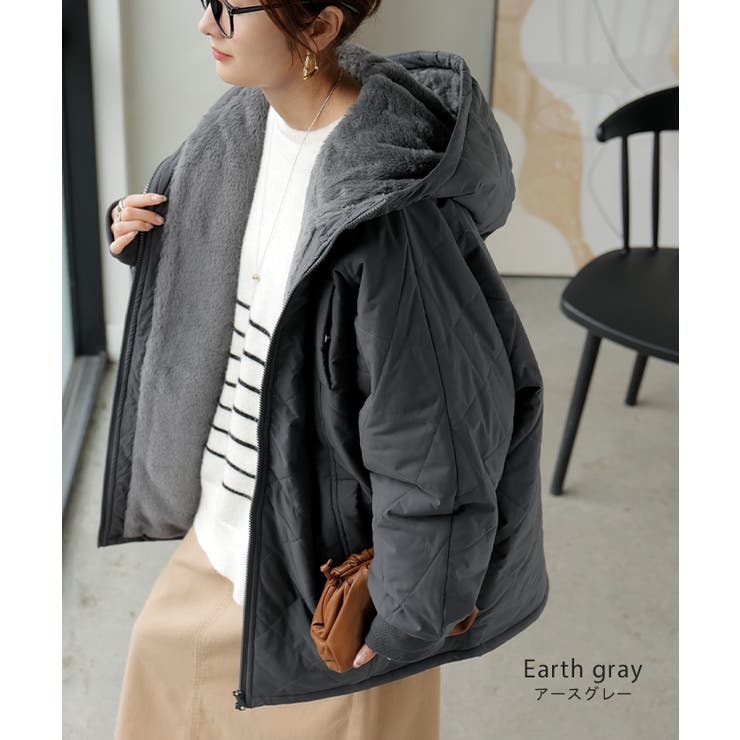 アウター 中綿 キルティング | HUG.U | 詳細画像13 