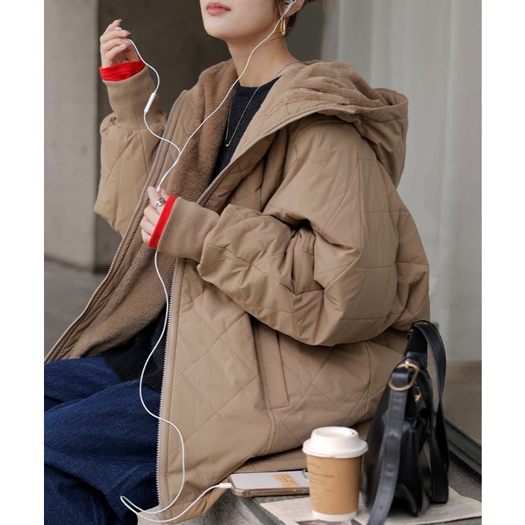 アウター 中綿 キルティング | HUG.U | 詳細画像17 