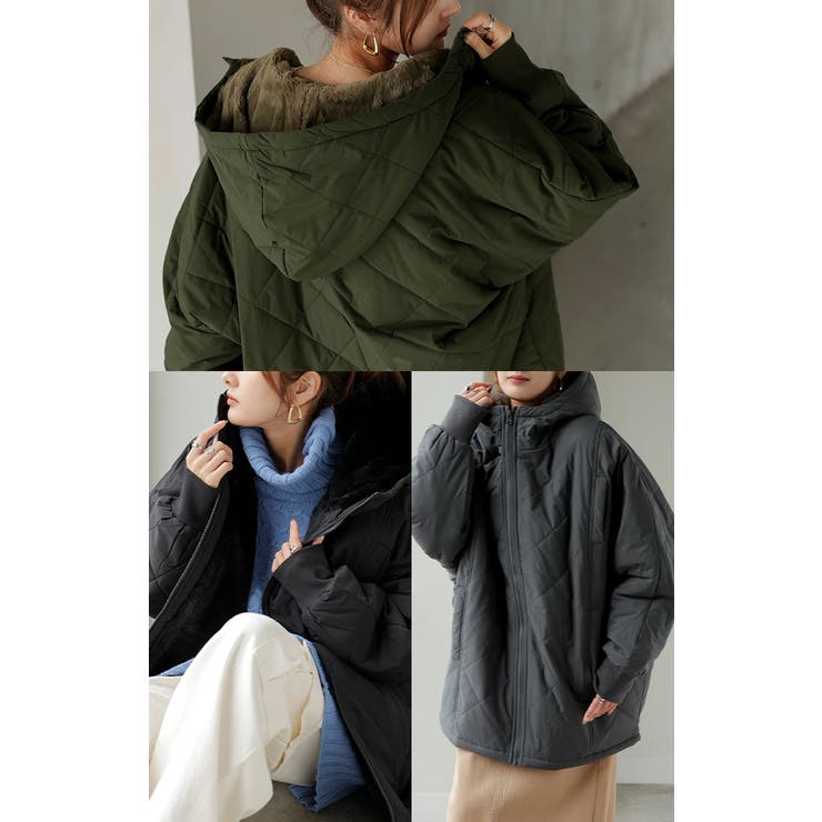 アウター 中綿 キルティング | HUG.U | 詳細画像20 