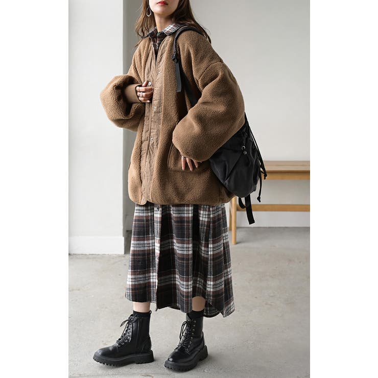 アウター リバーシブル ボア | HUG.U | 詳細画像12 