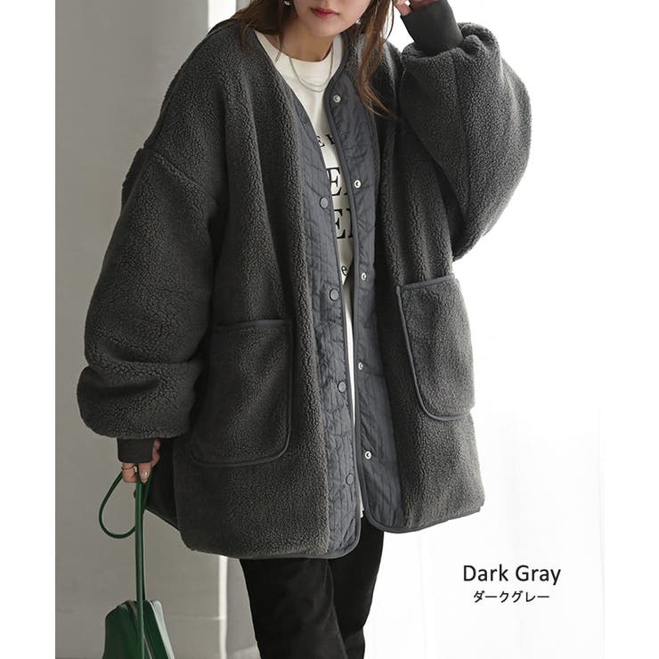 アウター リバーシブル ボア | HUG.U | 詳細画像14 