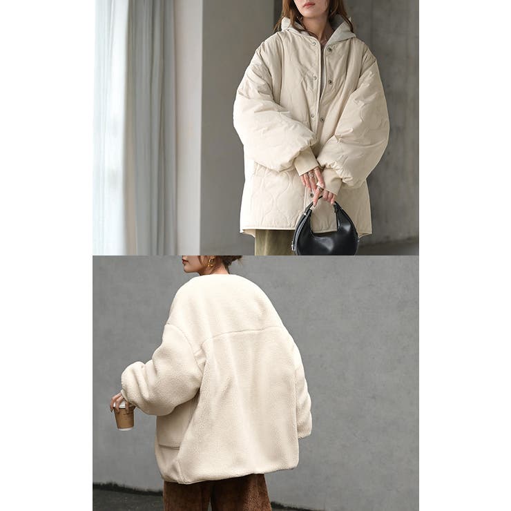 アウター リバーシブル ボア | HUG.U | 詳細画像17 