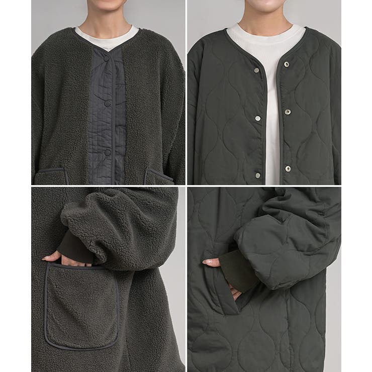 アウター リバーシブル ボア | HUG.U | 詳細画像23 